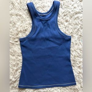 Blue racerback tank top | Size XS | Brand: Everlane